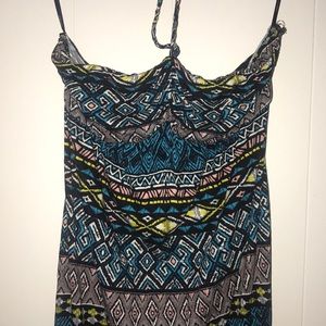 Boho printed maxi dress!